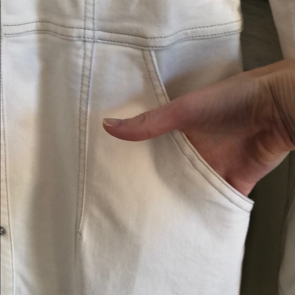 Free People White Jean Jacket - Picture 4 of 5